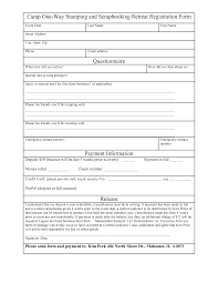 Registration Form Template Word Free School Application Form Photo