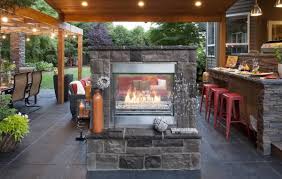 Outdoor Fireplaces Paradise Red