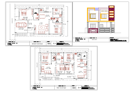 30 X50 House Plan Autocad Files Cadbull