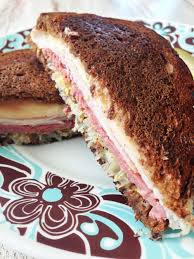 Layer 1 slice cheese and a fourth of the sauerkraut and corned beef diagonally over half of each square to within 1/2 in. Healthified Reuben Sandwich The Skinny Fork