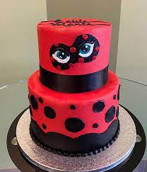 Miraculous Ladybug Birthday Cake Ideas gambar png