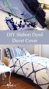 diy shibori d duvet cover made by