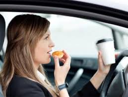 is it illegal to eat while driving in