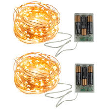 32ft Battery Powered Led String Lights With 100 Led Lights Waterproof Outdoor And Indoor Fairy Lights Patio Lights Party Lights Dorm Room Essentials Copper Wire Lights Warm White 2 Pack Newhouse Lighting