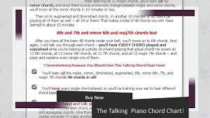 The Talking Piano Chord Chart
