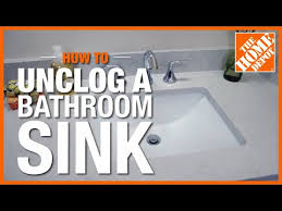 How To Unclog A Bathroom Sink The