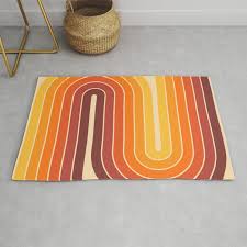 geometric design 371 autumn rug