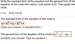 Then Graph The Circle R