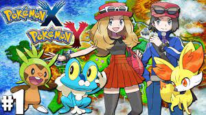 Pokemon X and Y Dual Gameplay Walkthrough: Starter Battles - PART 1  (Nintendo 3DS Episode) - YouTube