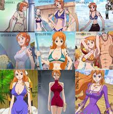 The fluctuations in Namis' character design over time...what do you guys  think? (Anime) : rOnePiece