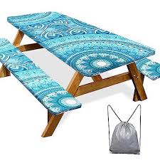 Picnic Table Cover With Bench Covers