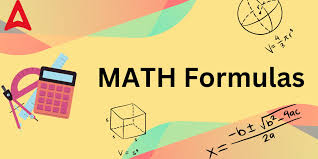 Maths Formulas For Class 6 To 10 12