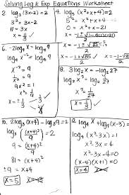 math exponential functions worksheets