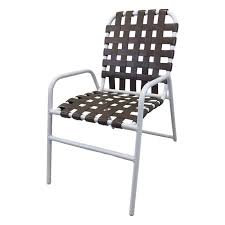 Marina Cross Strap Stackable Chair