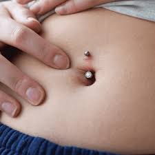 belly on piercing problems
