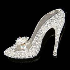big cinderella glass slippers made with
