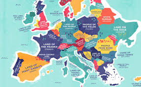 El significado del nombre de cada país del planeta, explicado en este  divertidísimo mapa