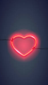 Iphone Wallpaper Neon Sign Heart Neon ...
