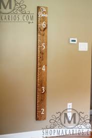 Custom Height Chart In 2019 Products Wood Height Chart