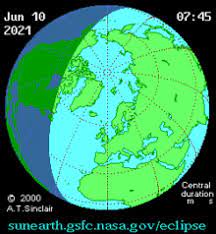 Éclipse solaire du 10 juin 2021 (fr) ; Solar Eclipse Of June 10 2021 Wikipedia