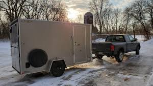 Cargo Trailer To Ice Fishing House