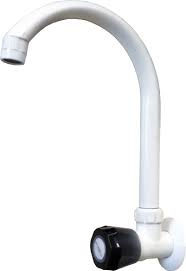 wall mounted white ptmt sink tap for