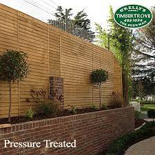 Timber Heavy Overlap Fencing Panel