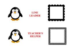 Adorable Penguin Themed Classroom Job Chart Editable