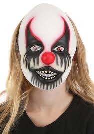 creepy clown mask for kids