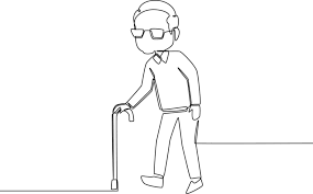 single one line drawing grandfather