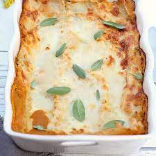 Pumpkin Lasagna With Spinach Ricotta Filling Delightful Mom Food gambar png
