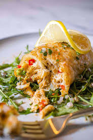 crab stuffed flounder recipe with lemon