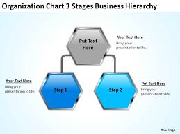 Business Activity Diagram Organization Chart 3 Stages
