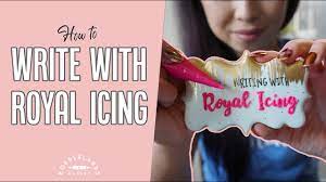 how to write with royal icing intro