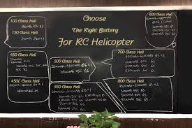 Rc Helicopter Battery Voltage Matching Chart Choosing