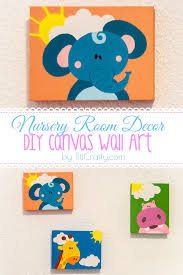nursery room decor diy canvas wall art