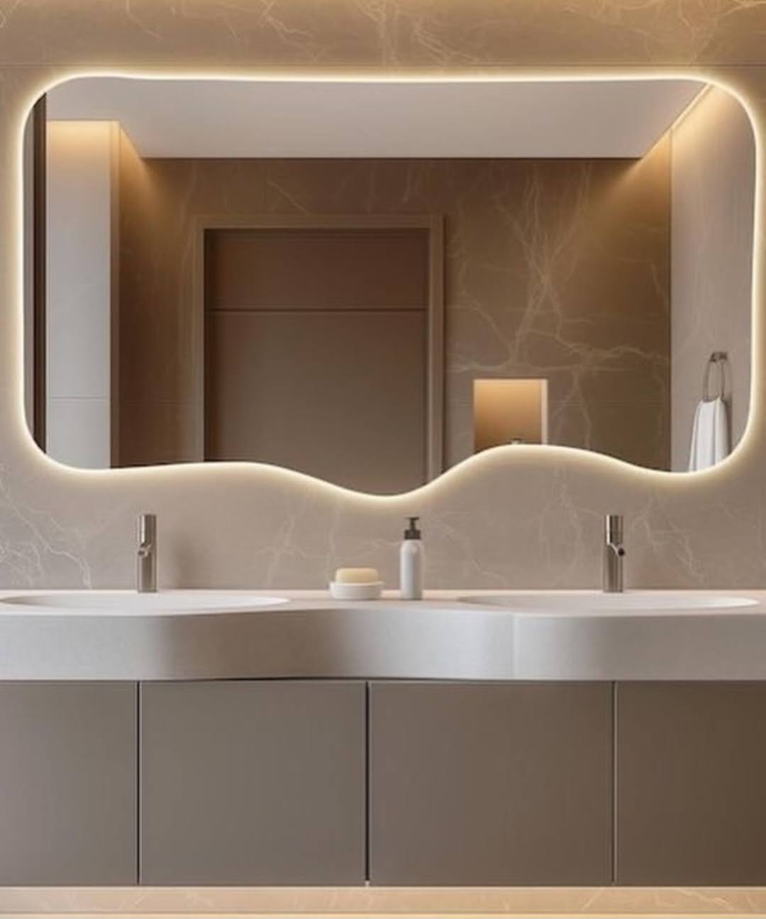 Smart LED Sensor Mirror for Luxury Bathrooms product image