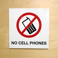 No Cell Phone Signs For Office Hospital