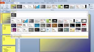 Powerpoint Designs How To Save Your Theme To The Ribbon