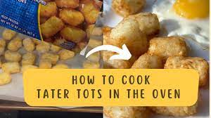 cook frozen tater tots in the oven