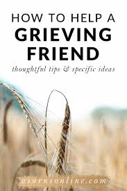 how to help a grieving friend urns