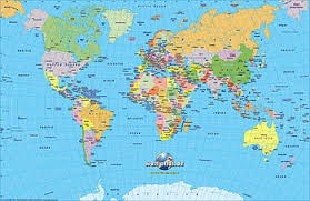world map hd wallpaper