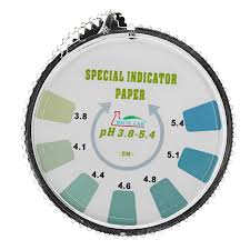 Precision Ph Test Strips Roll Short Range 3 8 5 4 Indicator Paper Tester Dispenser Color Chart 5m 16 4 Ft