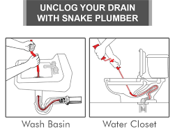 snake to unblock the house drain