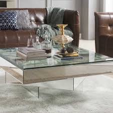 Meria Contemporary Mirrored Tables