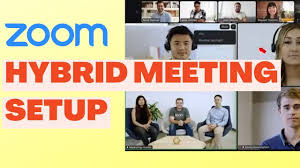 zoom hybrid meeting setup and tips