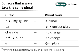 german plurals german with laura