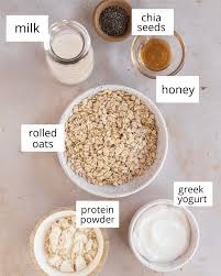 healthy high protein overnight oats 7
