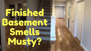 finished basement smell musty or earthy