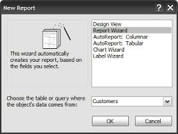 Create A Report In Ms Access 2003 Using Report Wizard